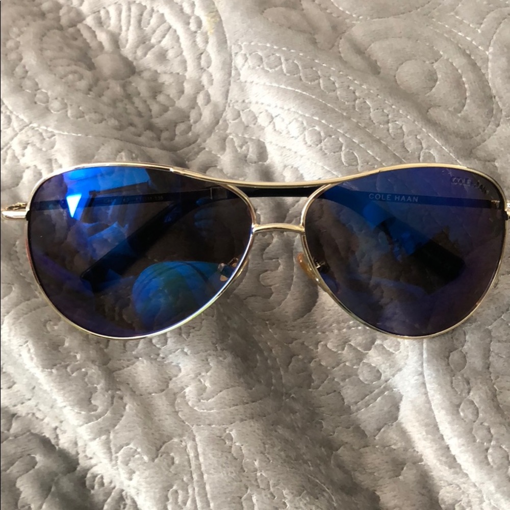 Cole Haan Aviator Reflective sunglasses